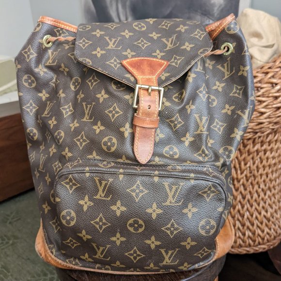 LOUIS VUITTON Montsouris Backpack - Authentic GM - Picture 1 of 12